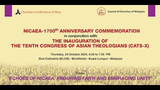 Inauguration of CATSX and Nicaea1700th Anniversary Commemoration [upl. by Desberg]