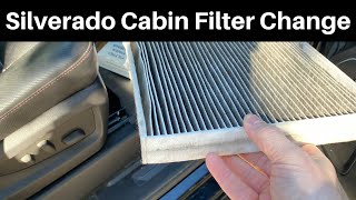 How To Replace A 2014  2018 Silverado Cabin Air Filter DIY Chevy Chevrolet Remove  Change Tutorial [upl. by Eneleahcim]