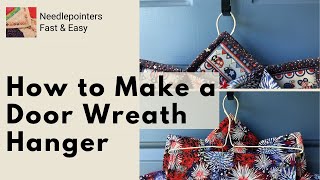 How to Make an Easy DIY Door Wreath Hanger [upl. by Shaia448]