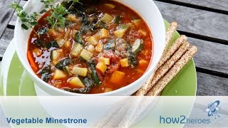 Vegetable Minestrone Soup [upl. by Gilmer]