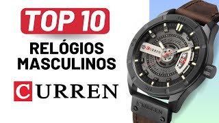 RELÓGIO CURREN MASCULINO ALIEXPRESS  LINDOS E COM ÓTIMO PREÇO [upl. by Nylarahs]