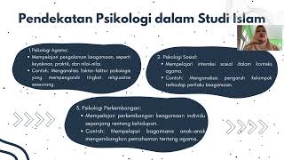 Metode Komparatif dan Pendekatan Psikologi [upl. by Oile]