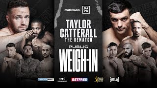 Josh Taylor Vs Jack Catterall 2 amp Undercard Weigh In [upl. by Adiol]