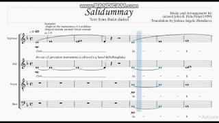 SALIDUMMAY SHEET MUSIC  Gerard Dela Peña Choir [upl. by Spears118]