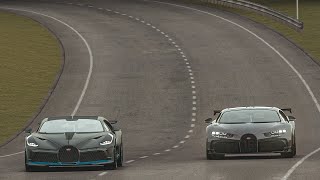 Bugatti Chiron Pur Sport VS Bugatti Divo WHO WINS [upl. by Aramad380]