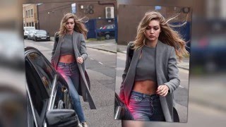 Gigi Hadid Visits Zayn Maliks House and Flaunts Perfect Abs  Splash News TV [upl. by Adaval539]