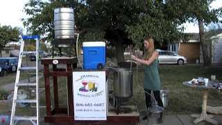 Complete All Grain demo with decoction mash  from strike to carboy [upl. by Merissa]