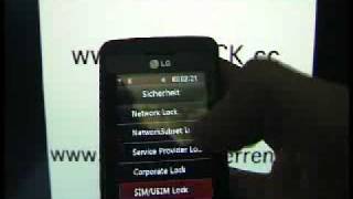 UNLOCK CODE BY IMEI LG KP500 KP501 KP502 COOKIE Fresh wwwSIMUNLOCKme HANDY ENTSPERREN NETZSPERRE [upl. by Groos764]