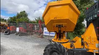 Operational Thwaites 6 ton swivel cabbed dumper [upl. by Retsehc19]