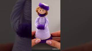 Beautiful yarn doll for decordiy craft ytshorts [upl. by Campagna]