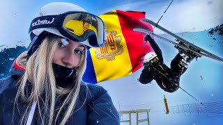 🇦🇩 ESQUIANDO EN ANDORRA  ⛷️ MI PRIMERA VEZ ⛷️  Vlog Viaje [upl. by Celin]