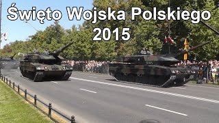 Defilada z okazji Święta Wojska Polskiego 2015 gdziewojsko [upl. by Atilem226]