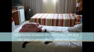 Quarto do Grande Hotel da Barra  Em SalvadorBA [upl. by Elauqsap]