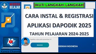 CARA INSTAL DAPODIK 2025 [upl. by Moll71]