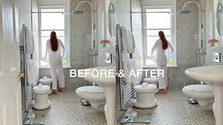 My Minimalist Bathroom Remodel Room Tour [upl. by Lola]