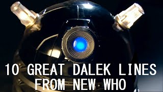 10 fantastic Dalek lines from Doctor Who 20052023 [upl. by Main]