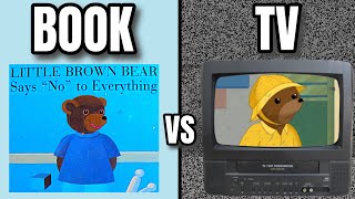 Book vs TV Little Brown Bear Who is more PSYCHO [upl. by Sedinoel]