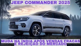 Jeep Commander muda na Índia após vendas fracas  Redução de preços e facelift [upl. by Atiuqcir55]