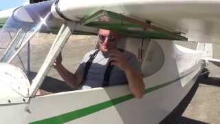 Alex Flies his Mini Cub First Solo Flight [upl. by Seely156]