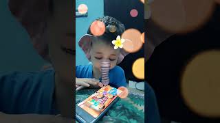 Ahana with hathi fillter shorts ekmotahathi kids fun videos [upl. by Aliban]