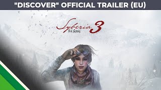 Syberia 3 l quotDiscoverquot Official trailer EU l Microids [upl. by Hawker539]