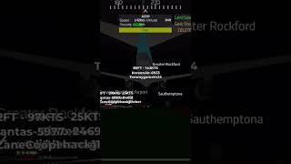 Crosswinds causing very low landing in ptfs in a a330 [upl. by Ztnaj]