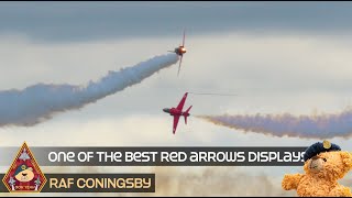 THIS HAS TO BE ONE OF THE BEST RED ARROWS DISPLAYS WEVE EVER SEEN WITH ONLY 5 HAWKS RAF CONINGSBY [upl. by Apfelstadt]