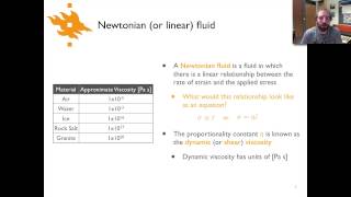 Geodynamics  Lecture 91 Introduction to fluid mechanics [upl. by Celine]