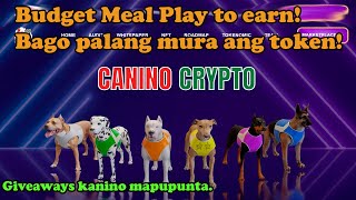 CANINO CRYPTO PLAY TO EARN OVERVIEW  NFT GIVEAWAYS KANINO MA PUPUNTA  OK KAYA ANG BAGONG GAME NATO [upl. by Ahsienaj]