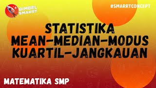 Menghitung Mean Median Modus Kuartil  Statistik Matematika SMP  Tips dan Trik 1 [upl. by Carly216]