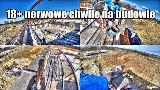 18 vlog budowlany Nerwowe chwile przy zalewaniu wieńca Komplikacje nerwy i problemy 215 [upl. by Norreg]