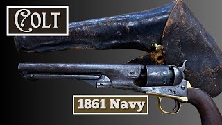 Original Colt 1861 Navy 36 Caliber Civil War Era Black Powder Revolver Super Rare [upl. by Toomay331]