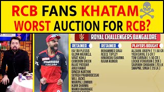 RCB KA SABSE WORST AUCTION AB E SALA CUP REHNE DE  SQUAD ANALYSIS rcb ipl2024auction [upl. by Ettevi692]