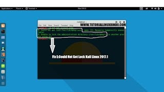 How To Resolve Problem Fix E Could Not Get Lock Kali Linux 20171 100 Work [upl. by Anikal57]