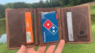 Hank’s Belts Tri Fold Wallet Review [upl. by Nnyltiac]