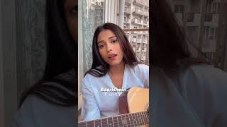 Baarishein  Aabha  Female Version  Guitar Cover  Anuv Jain  shorts [upl. by Eiralam]