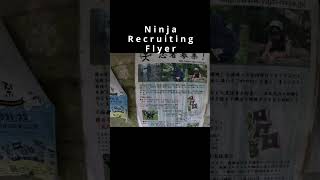 ninja recuitment job post 🥷募集 found in tokyo [upl. by Thursby]