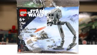 LEGO Star Wars 30495 HOTH ATST Polybag Review 2022 [upl. by Annaerda434]