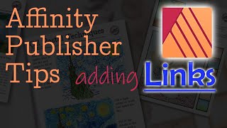 Affinity Publisher Tips  Adding Hyperlinks to Text Shapes and Images [upl. by Arleen]