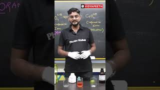 Chromate And Dichromate Equilibrium Test 😲 physicswallah experiments pwvidyapeeth shorts [upl. by Alusru615]