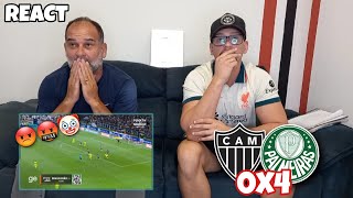 REACT ATLETICO MG 0X4 PALMEIRAS  PASSEIO EM MINAS [upl. by Eirek257]