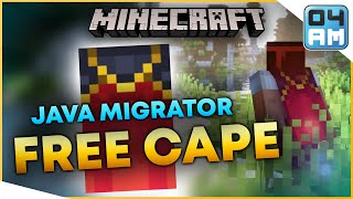 FREE CAPE Minecraft Java Migration Guide amp How To Activate Migrator Cape [upl. by Yesnikcm]