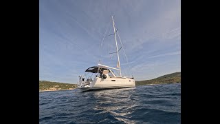 BENETEAU OCEANIS 45 ON SALE ANCHORAGE TEST [upl. by Lemaceon174]