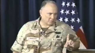 Gen Norman Schwarzkopf Minefield Response to Journalist [upl. by Anyer]