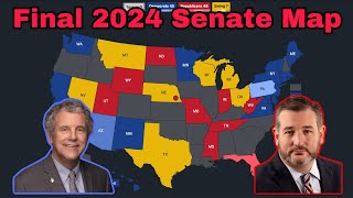 FINAL 2024 Senate Election Prediction [upl. by Evilc260]