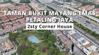 Taman Bukit Mayang Emas PJ 2sty Corner House petalingjaya malaysia housetour [upl. by Darn]