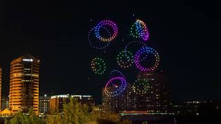 Cincinnati BLINK 2024  Drone Show [upl. by Okihcas8]