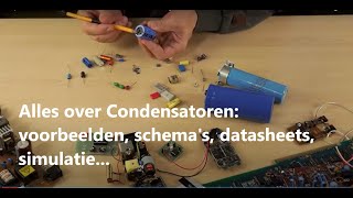 Componentenleer Condensator  elektronica  waarde codering datasheet schemas voorbeelden [upl. by Map]