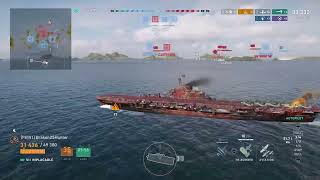 World of Warships Legends Implacable Enemy CV wants to play [upl. by Weingartner]