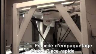 ABB FlexPicker Delta robot demo [upl. by Ater452]